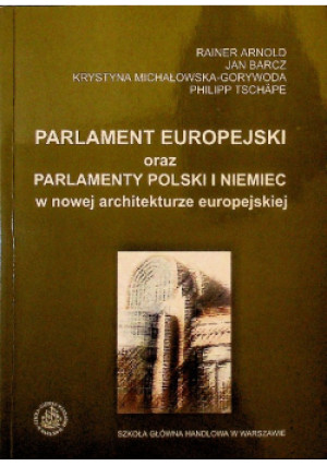 Parlament Europejski - Rainer Arnold - książka  wyd. 2005