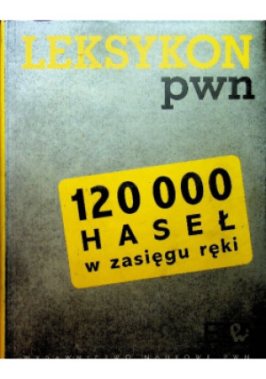 Leksykon PWN - Praca Zbiorowa - książka  wyd. 2004