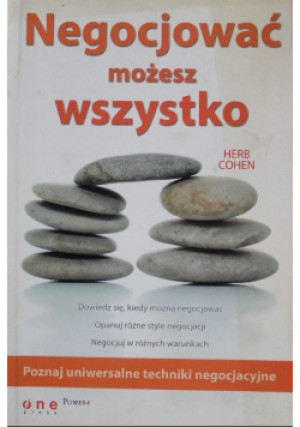 Negocjować możesz wszystko - Herb Cohen - książka  wyd. 2005