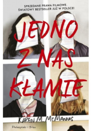 Jedno z nas kłamie - Karen M. McManus - książka  wyd. 2018