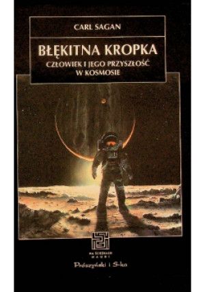 Błękitna kropka - Carl Sagan - książka  wyd. 1996