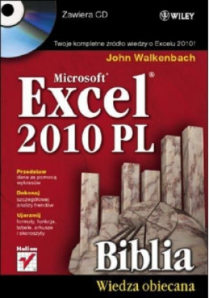 Excel 2010 PL Biblia - John Walkenbach - książka  wyd. 2011