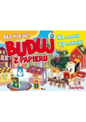 Buduj z papieru Święta - książka  wyd. 2014
