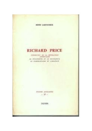 Richard Price - Henri Laboucheix - książka  wyd. 1970