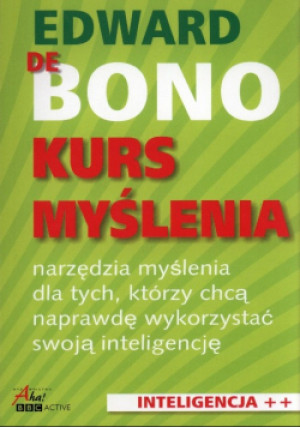 Kurs myślenia - Edward de Bono - książka  wyd. 2008