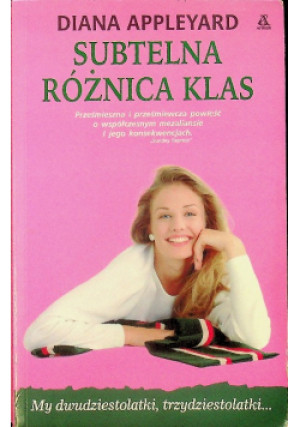 Subtelna różnica klas - Diana Appleyard - książka  wyd. 2002