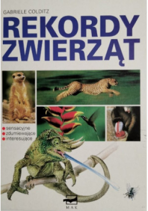 Rekordy zwierząt - Gabriele Colditz - książka  wyd. 1997