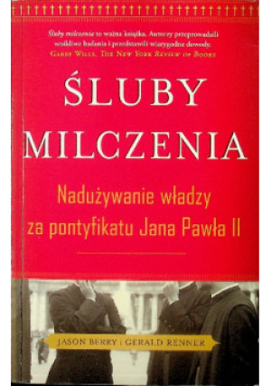 Śluby milczenia - Jason Berry - książka  wyd. 2012