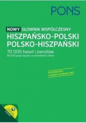 Nowy słownik współczesny hiszpańsko polski polsko hiszpański - książka  wyd. 2018