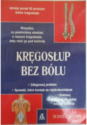 Kręgosłup bez bólu - David Borenstein - książka  wyd. 2004
