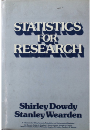 Statistics for research - Shirley Dowdy - książka  wyd. 1983