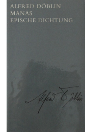 Manas Epische Dichtung - Alfred Doblin - książka historyczna wyd. 1961
