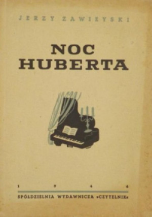 Noc Huberta 1946 r. - Jerzy Zawieyski - książka  wyd. 1946