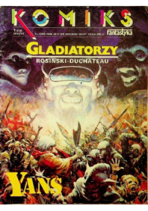 Komiks 1 Gladiatorzy - Grzegorz Rosiński - książka  wyd. 1989