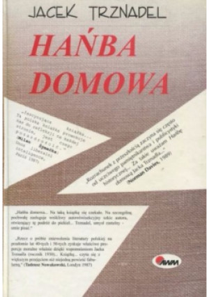 Hańba domowa - Jacek Trzandel - książka  wyd. 1997