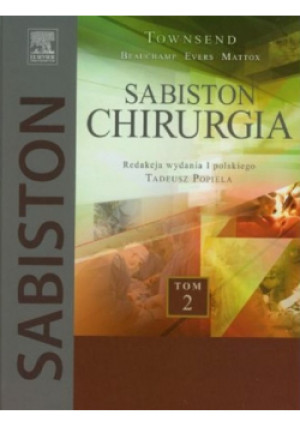 Chirurgia Sabistona Tom 2 - książka  wyd. 2010