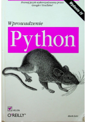 Python Wprowadzenie - Mark Lutz - książka  wyd. 2011