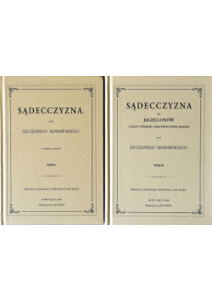 Sądecczyzna Tom 1-2 - książka  wyd. 2008