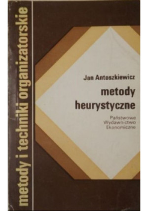 Metody heurystyczne - Jan Antoszkiewicz - książka  wyd. 1982