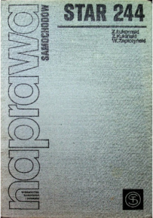 Naprawa samochodów Star 244 - Z. Łukomski - książka  wyd. 1980