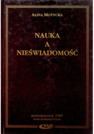 Nauka a nieświadomość - Alina Motycka - książka  wyd. 1998