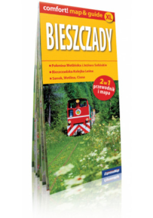 Bieszczady 2w1 przewodnik i mapa - książka  wyd. 2014
