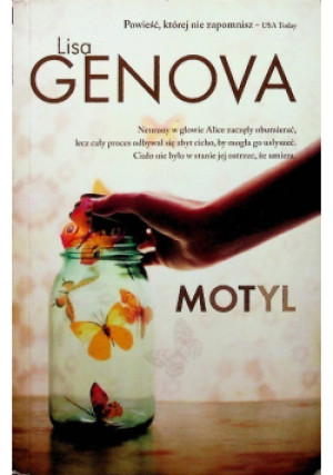 Motyl - Lisa Genova - książka  wyd. 2014