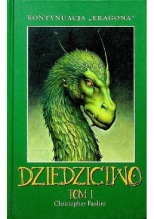 Dziedzictwo Tom I - Christopher Paolini - książka fantasy wyd. 2014