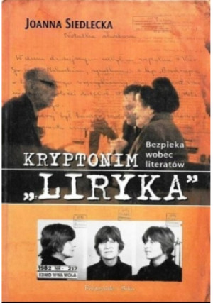Kryptonim Liryka - Joanna Siedlecka - książka historyczna wyd. 2009