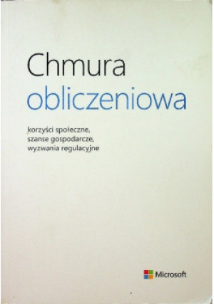 Chmura obliczeniowa - książka  wyd. 2018