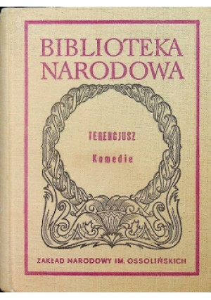 Terencjusz Komedie - Terencjusz - książka  wyd. 1971