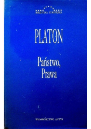 Państwo Prawo - Platon - książka  wyd. 1997