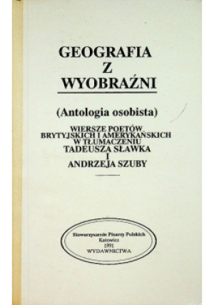 Geografia z wyobraźni - książka  wyd. 1991