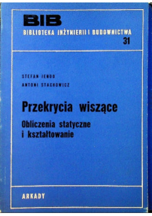 Przekrycia wiszące - Stefan Jendo - książka  wyd. 1974