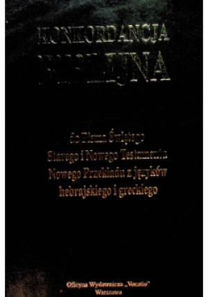 Konkordacja Biblijna - Mieczysław Kwiecień - książka  wyd. 1995