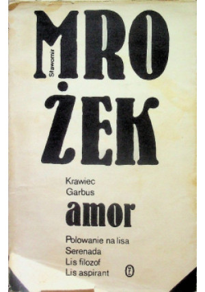Amor - Sławomir Mrożek - książka  wyd. 1979