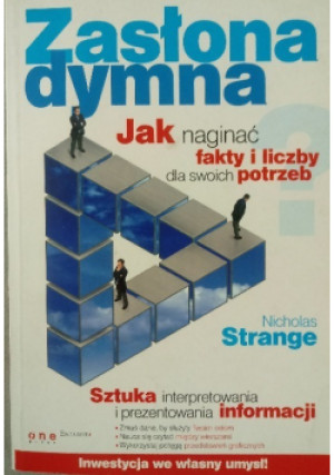 Zasłona dymna - Nicholas Strange - książka  wyd. 2008