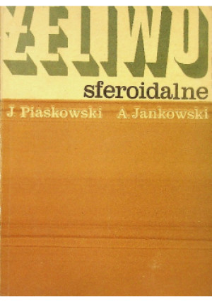 Żeliwo sferoidalne - Jerzy Piaskowski - książka  wyd. 1974