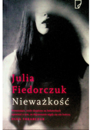 Nieważkość - Julia Fiedorczuk - książka  wyd. 2015