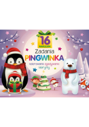Zadania Pingwinka. Kolorowanki, zgadywanki labirynty - książka  wyd. 2020