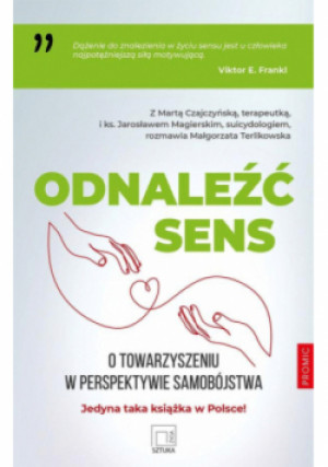 Odnaleźć sens - Marta Czajczyńska - książka  wyd. 2024