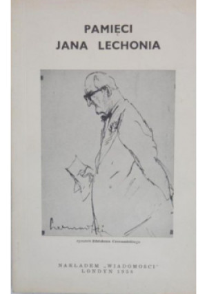 Pamięci Jana Lechonia - książka  wyd. 1958