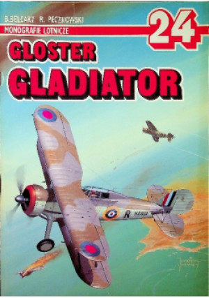 Gloster Gladiator Nr 24 / 96 - B. Belcarz - książka historyczna wyd. 1996