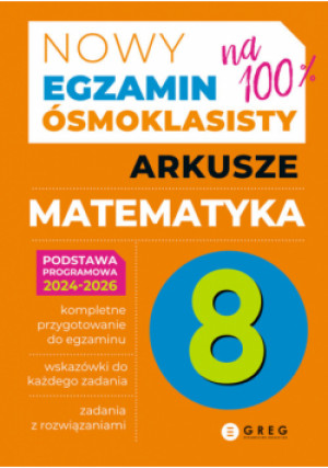 Matematyka. Nowy Egzamin ósmoklasisty. Arkusze 2025 - Roman Gancarczyk - książka  wyd. 2025