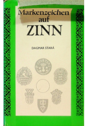 Markenzeichen auf Zinn - Dagmar Stara - książka historyczna wyd. 1978