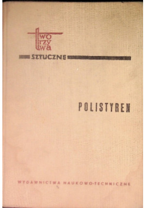 Polistyren - Z. Hertz, B. Krajewski - książka  wyd. 1962