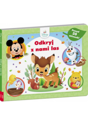 Disney Maluch Odkryj z nami las - książka  wyd. 2024