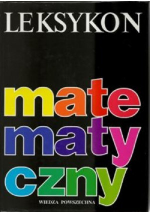 Leksykon matematyczny - Marek Kordos - książka  wyd. 1995