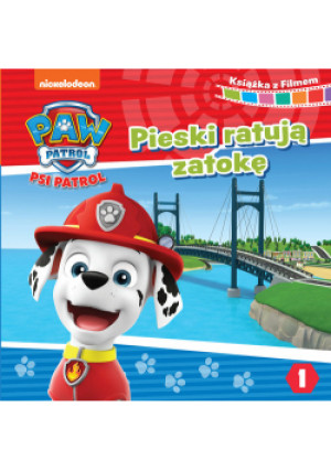 Psi Patrol Książka z filmem Pieski ratują zatokę - książka  wyd. 2020
