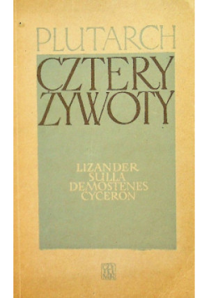 Cztery żywoty - Plutarch - książka  wyd. 1954